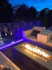 Concrete Gas Fire Pit Table