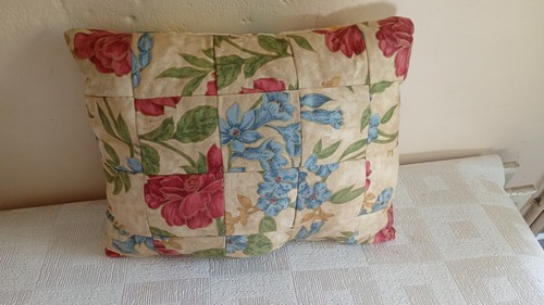 Patchwork cushion handmade - patchwork,