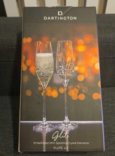 Dartington glitz champagne - 2x,