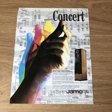 GRAM25 MAGAZINE ADVERT 11X8 THE JAMO CONCERT SERIES LOUDSPEAKERS