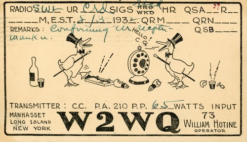 Vintage amateur radio qsl - amateur,