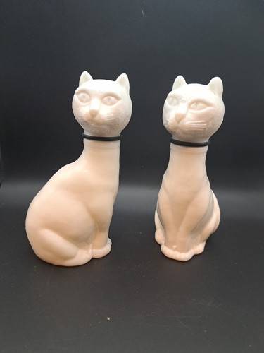 Vintage milk glass - gold, gori