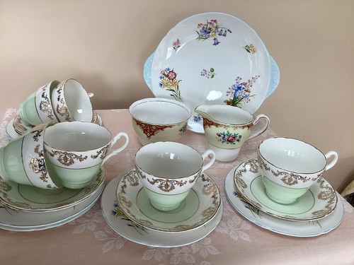 Bone china tea - tea, set