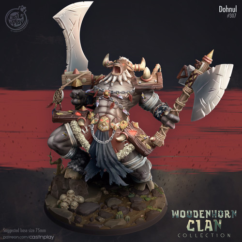 Giant minotaur fighter - giant,