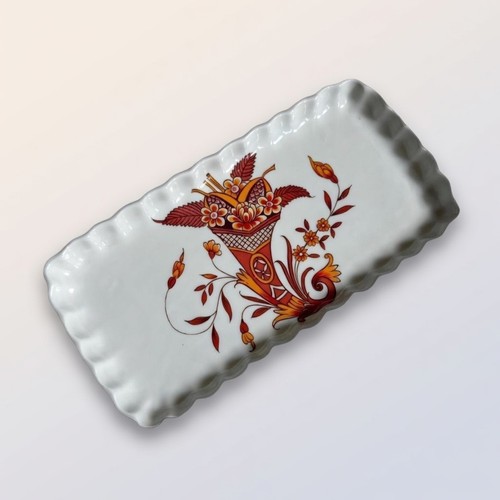 Vintage floral tray serving - vintage,