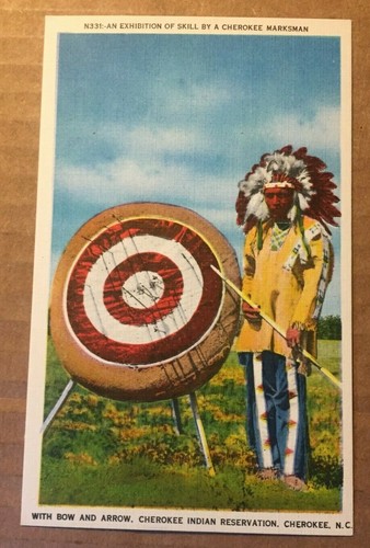 Vintage unused linen postcard - unused,