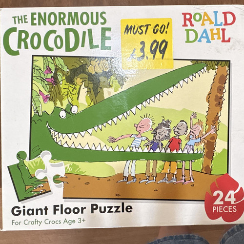 Giant floor puzzle roald - floor, dahl