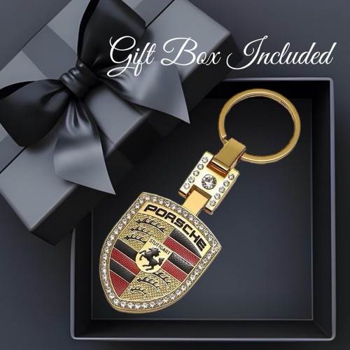 Luxury porsche keychain - keychain, in