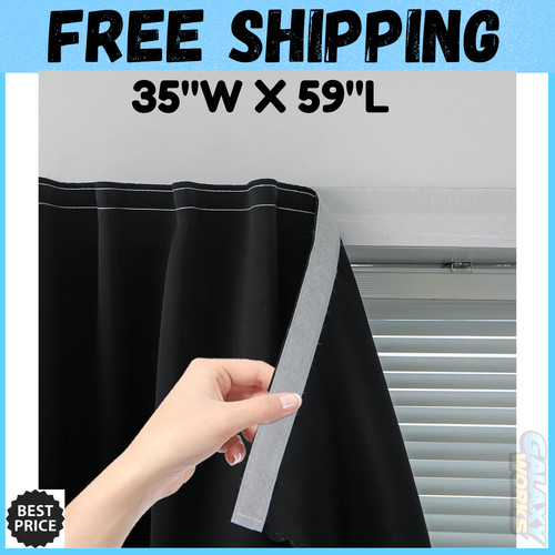 Adhesive blackout curtains - adhesive,