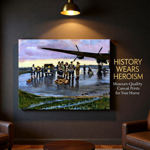 Lancaster bomber ground crew - bomber,