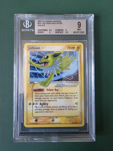 Jolteon gold star holo 101 - gold,