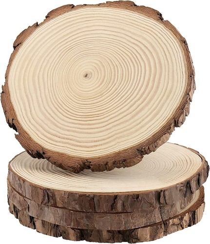 4pack round rustic woods - round,