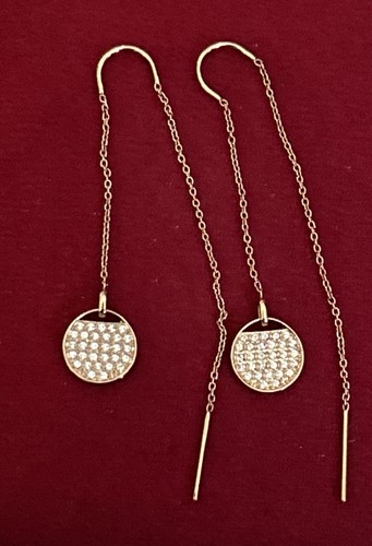 925 silver gold overlay - /, drop