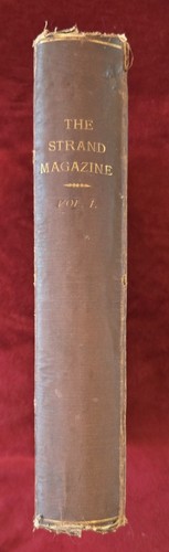 Antique book strand magazine - book,