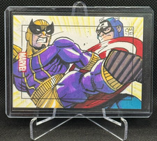 2010 Marvel Heroes & Villains SketchaFEX Sketch Card Chris Moreno Batroc