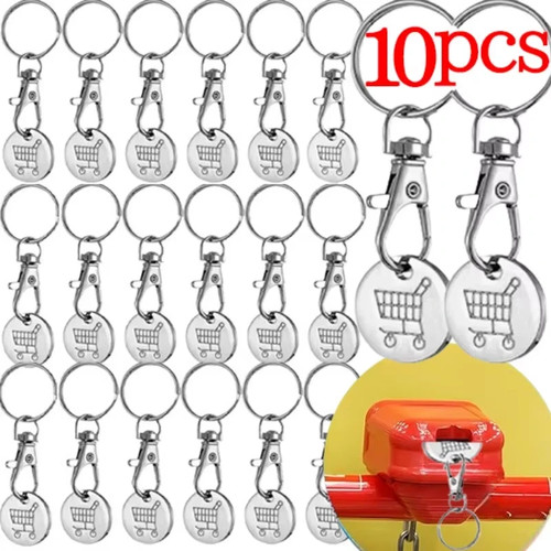 Pcs trolley coin keyring - pcs,