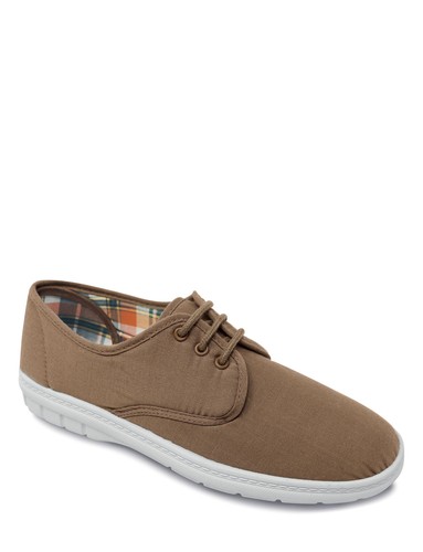 Mens canvas wide fit lace - mens,