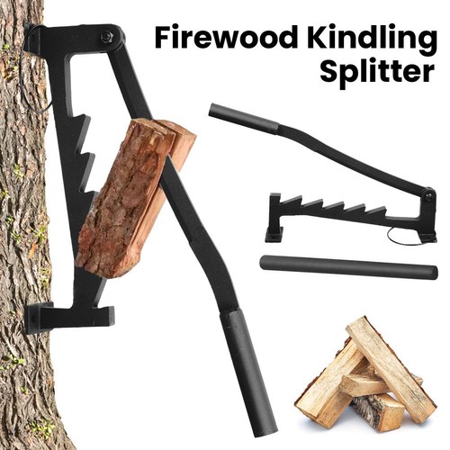 Wall mounted wooden kindling - wall,