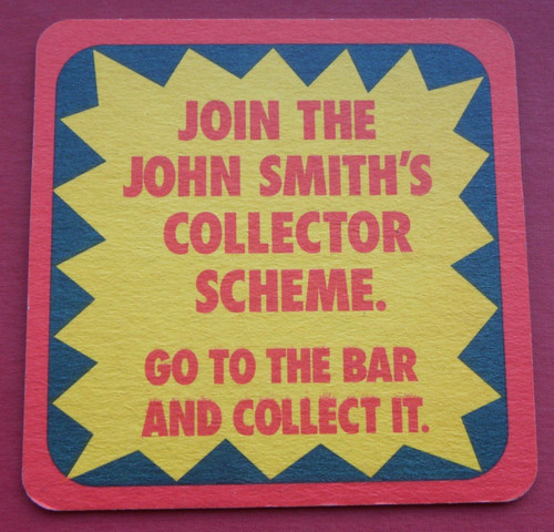 John smiths beer mat - beer,