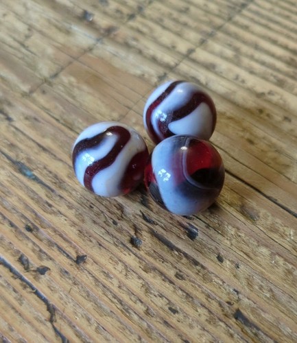 Antique glass marbles unusual - antique,