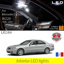 22 pcs LED bulbs for interior light for Mercedes S-Class W220 white Canbus