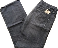 GAS Italy Trousers Black Gaberdine Pants Hand Painted Men's Size: W32" X L34"