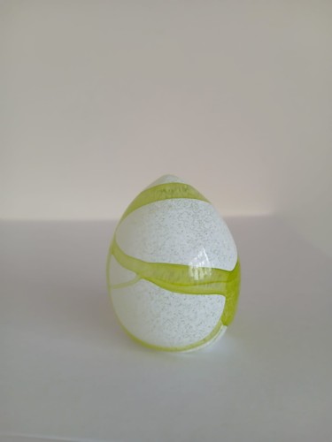 Small egg shaped glass - egg,