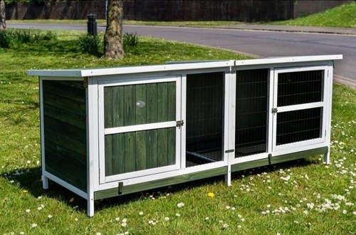Large rabbit hutch - large, cover
