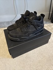 Air Jordan 4 Black Cats with original box - UK 9