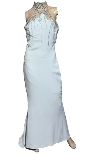 Elie saab pale blue green - saab, bead