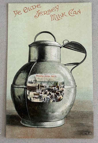 Jersey antique card - jersey,