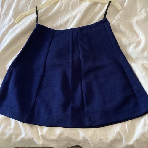 Vintage navy crimplene - vintage,