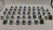 45 x Republic Phase 2 Clone trooper Helmets Lego Clone Army Customs 