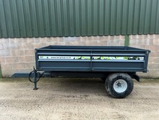 LWC 8ft x 4ft single axle tipping trailer Year: 2022 (Farm Equestrian Trailer)