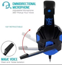 Bass hd Gaming Headset - Blue/black 