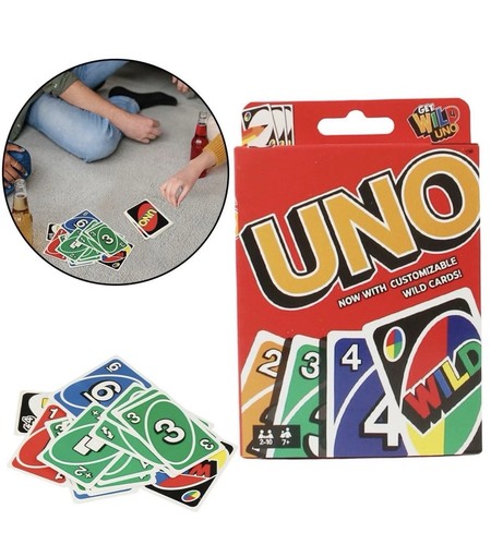 Uno wild card game - card,