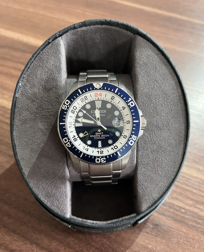 Citizen eco drive - gmt, 200m