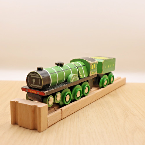 Wooden train track flying - wooden,