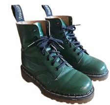 Tredair Green Leather Combat
