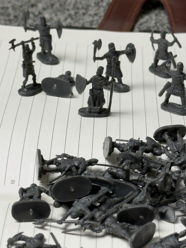 Plastic toy soldiers knight - plastic,