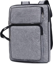 A3 Artist Portfolio Case Portable Drawing Board Bag Waterproof Art Backpack P...