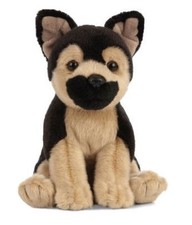 Small German Shepherd Puppy Dog Plush Soft Toy - 16cm - Living Nature Cute NEW