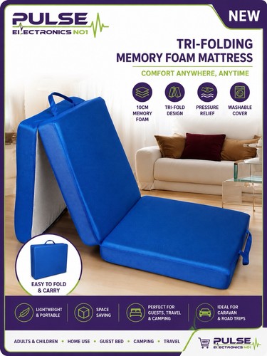 Tri folding memory foam - memory,