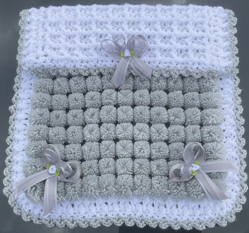 Beautiful handmade pom - pom,