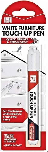 151 white enamel touch pen - white,