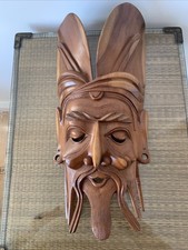 Decorative Wooden Carved Face
