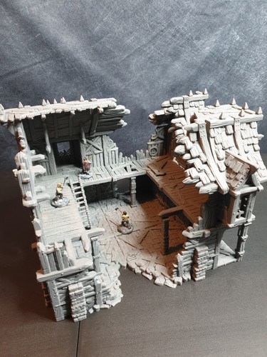 Giant ruined warehouse - giant,