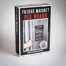 FRIDGE MAGNET PEG BOARD MESSAGE MAGNETIC CHANGEABLE 350 LETTERS SYMBOLS A5 GIFT