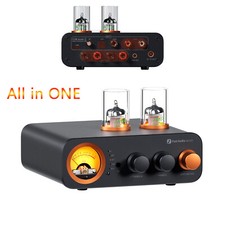 Fosi Audio MC331 Tube DAC Integrated Amplifier, 2CH Home Audio Stereo Power Amp