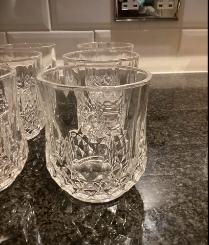 Crystal cut glass whisky - cut,